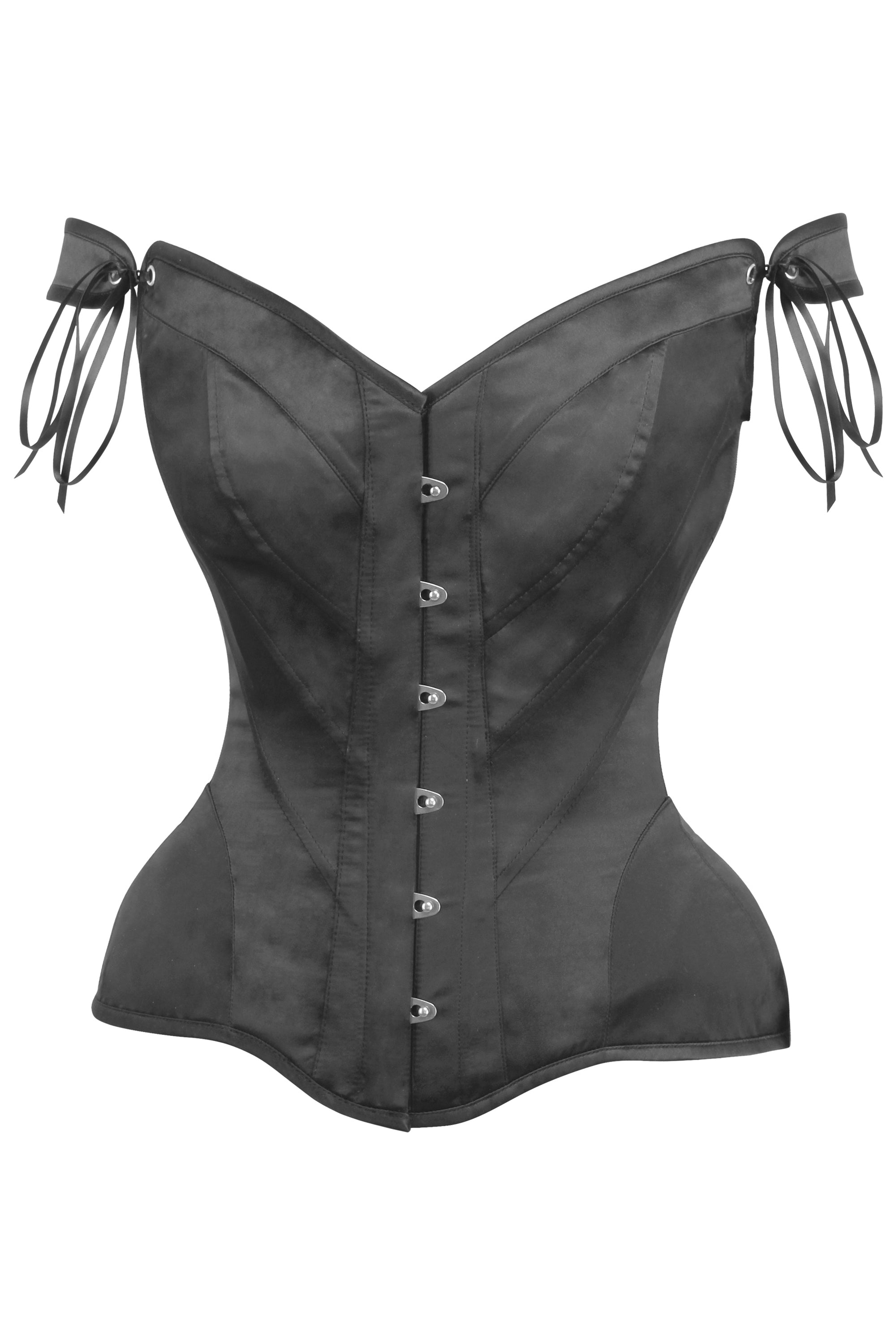 CORSET STORY MY-067 LONG BLACK UNDERBUST WAIST TAMING CORSET