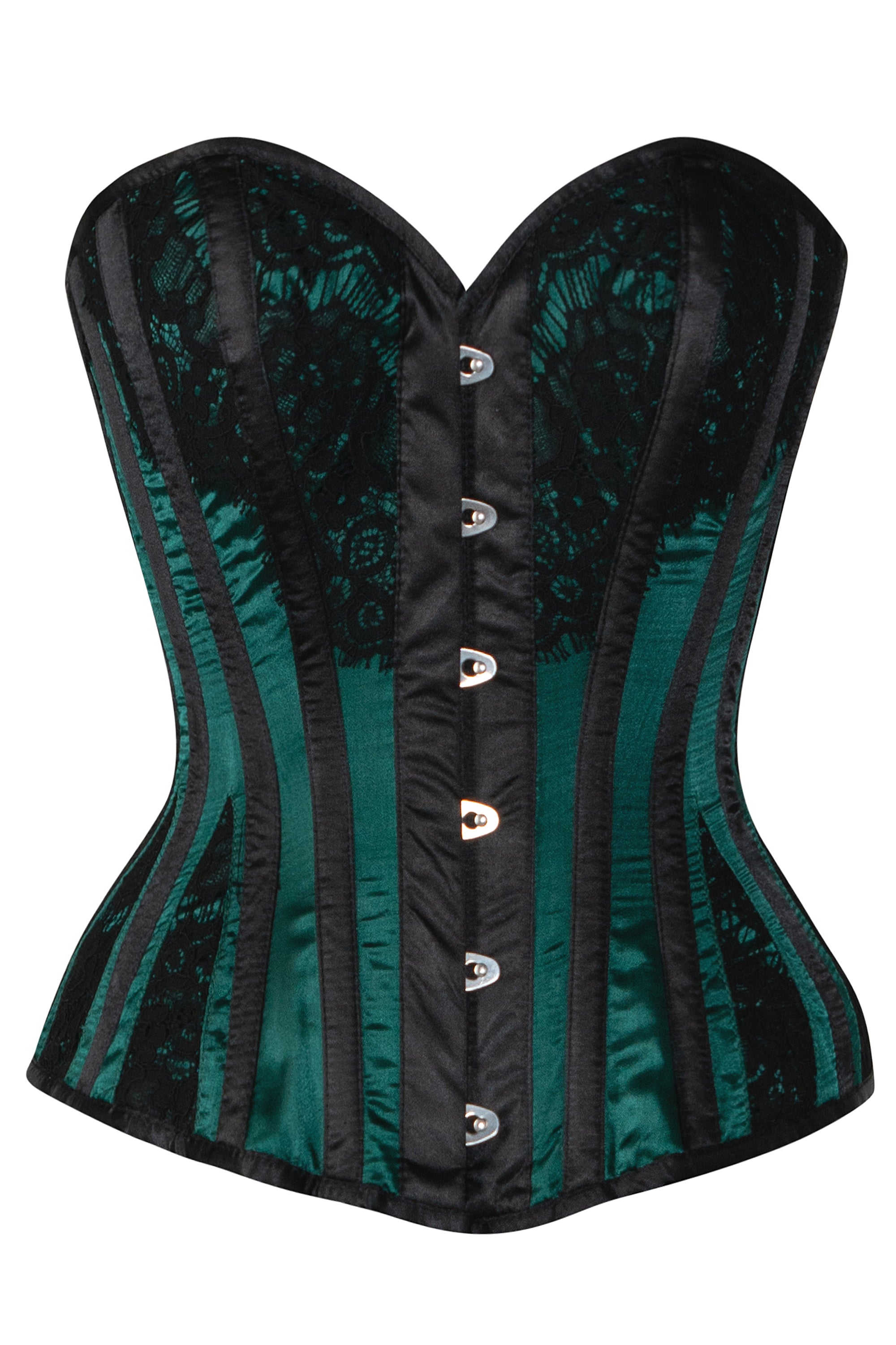 New!Select Size! 201 Authentic Emerald Green Underbust Waspie Steel Boned  Corset