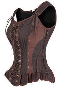 Cream Steampunk Corset and Jacket Set - Medieval Collectibles