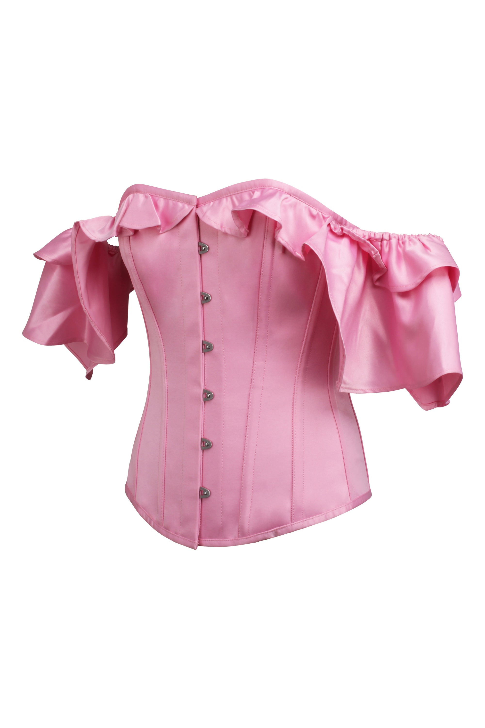 GATHERED CORSET TOP - Pink